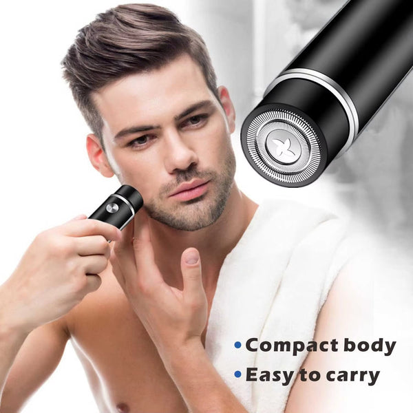 Mini Electric Shaver for Men Portable Electric Razor Beard